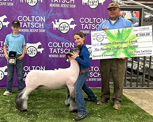 Wright Club Lambs Winners